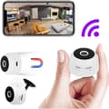 Miniatyrbild 2 av 4: INN Mini WiFi-kamera HD 1080P inomhussäkerhetskamera med infraröd nattfotograferingssensor och 150 graders vidvinkel