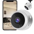 Miniatyrbild 1 av 4: INN Mini WiFi-kamera HD 1080P inomhussäkerhetskamera med infraröd nattfotograferingssensor och 150 graders vidvinkel