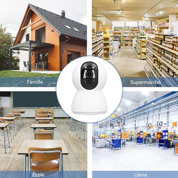 INN Camera surveillance1080 tvåvägs talövervakningskamera fjärrvisning med mobiltelefon när som helst
