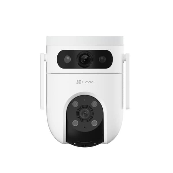 Utomhuskamera - EZVIZ - H9C 3MP - 2K dubbellins Wi-Fi - Människo- och fordonsdetektering - Nattseende