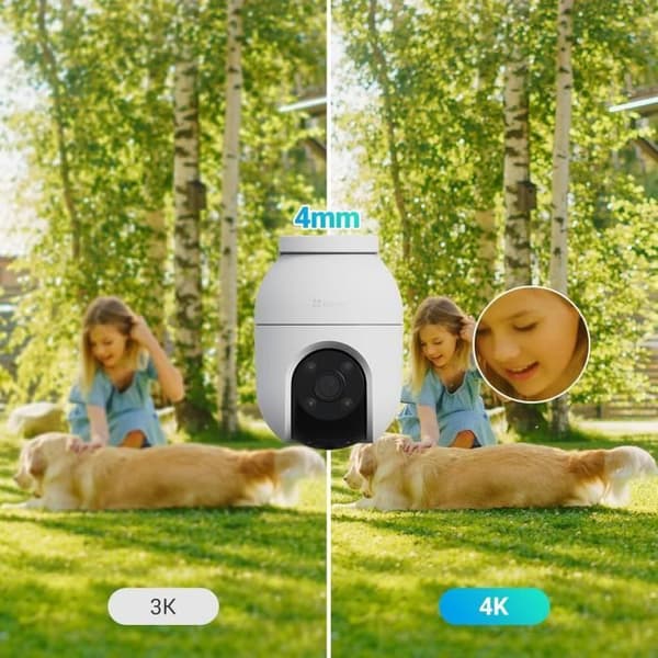 EZVIZ C8c 4K Kameraövervakning WiFi Utomhus 360° med Auto-Zoom, Mänsklig/Fordon Detektion, Nattvision