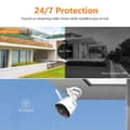 Miniatyrbild 4 av 4: Imou Outdoor WiFi Övervakningskamera, 1080P WiFi Vattentät IP67 med 30m Night Vision Kompatibel med Alexa Google Home