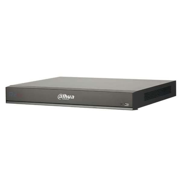 DAHUA IP NVR-inspelare 8-kanaler 16MP 256 Mbps 8x PoE I/O larm HDMI/VGA IA WizSense - NVR4208-8P-EI