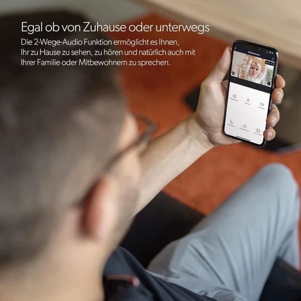 Intelligent WiFi övervakningskamera Unitec