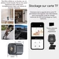 Miniatyrbild 2 av 4: INN Mini övervakningskamera 1080p wifi tvåvägsljud infraröd nattseende inomhus övervakningskamera
