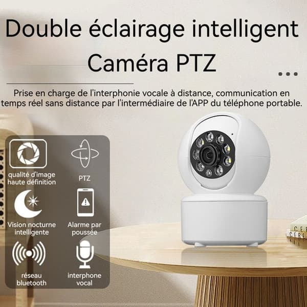 TD® Xiaomi Security Pack Högupplöst kamera + högpresterande rörelsedetektor hemsäkerhet 1080p full H-upplösning