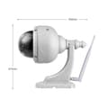 Miniatyrbild 3 av 4: Trådlös 360 graders panoramakamera WiFi Home Outdoor Remote Night Vision med mobiltelefon HD
