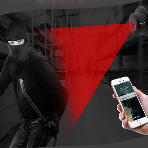 TD® Mini Säkerhetskamera WiFi-fjärrkontroll Infraröd Night Vision Rörelsedetektering