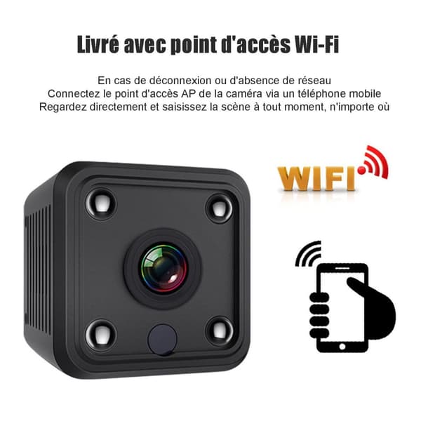 Inomhuskamera - TECH DISCOUNT - X6 - Nattvision - WIFI - 1080P