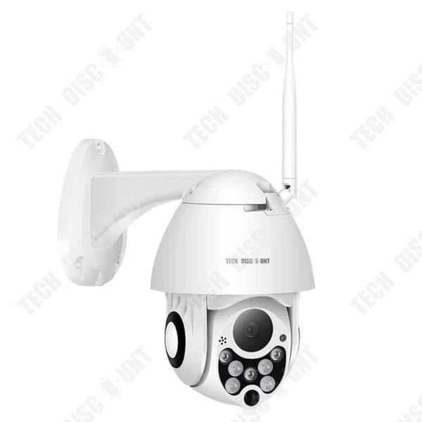 TD® Trådlös övervakningskamera 1080P Röstintercom Färg-nattvision Videodisconnection Enkel installation