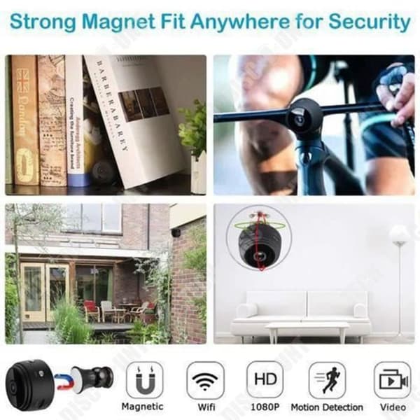 TD® 1080P WiFi Night Vision Camera Trådlös gratis 32GB minneskort