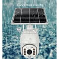 Miniatyrbild 3 av 4: Solar WiFi Övervakningskamera Trådlös Solpanel Fjärrkontroll Utomhusinspelningsenhet Mobiltelefon App