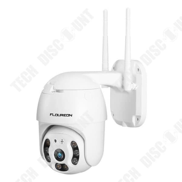 TD® IP kameraövervakning wifi 720p upplösning detektering nattseende lutning och rotation kameramonitor dubbelt ljus wifi