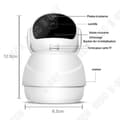 Miniatyrbild 3 av 4: TD® WiFi HD Trådlös panoramakamera Fjärrövervakning Röstintercom Smart nätverkskamera