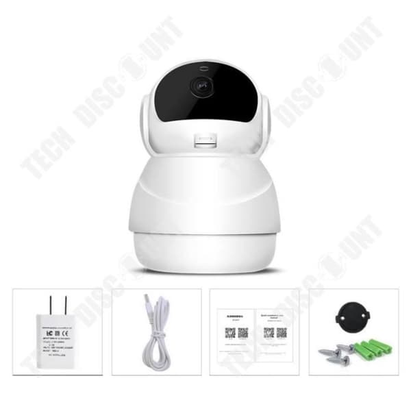 TD® WiFi HD Trådlös panoramakamera Fjärrövervakning Röstintercom Smart nätverkskamera