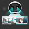 Miniatyrbild 4 av 4: INN® kikare robotövervakningskamera HD multifunktionell inomhus fjärrkontroll WiFi-kamera för hemmet