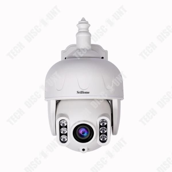 TD®-modell SH028 PTZ-kamera 5X optisk zoom Wi-FI AP-hotspot, trådlös, infraröd 3,0 Mpx, HD IR Cut ONVIF P2P, Micro SD-kortplats