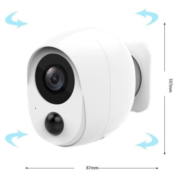 TD® Bärbar Trådlös PIR High Speed Capture Camera Wi-Fi Smart TF-kort Infraröd Night Vision Camera