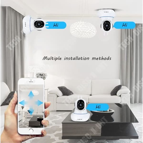 TD® Säkerhetsövervakningskamera Night Vision Nattskydd Högupplöst HD Rörelsedetekteringslarm