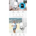 Miniatyrbild 3 av 4: TD® WIFI Mini Dome-kamera/Vattentät PTZ-kamera/1080P 360 graders roterande domekamera