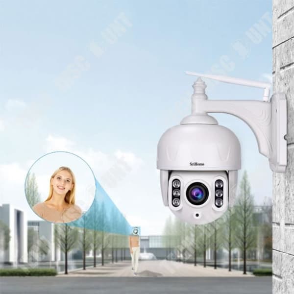TD® 5x optisk zoom kupolkamera med 40 m infraröd nattseende övervakning trådlös kamera