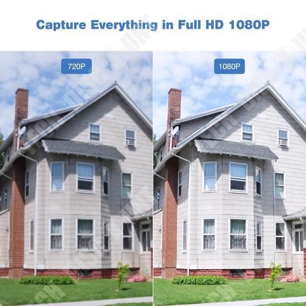 TD® IP kameraövervakning wifi 720p upplösning detektering nattseende lutning och rotation kameramonitor dubbelt ljus wifi