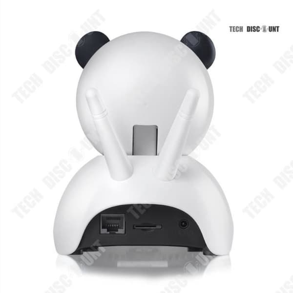 TD® kamera babyövervakning natt panda wifi rum trådlös interiör iphone ansluten säkerhetsbatteri larm röstsamtal
