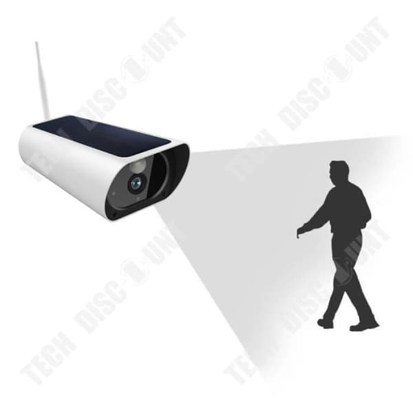 TD® Solkamera WIFI Fjärrkamera HD Säkerhetsövervakning Utomhus Vattentät Trådlös PIR-detektion Ultralång standby