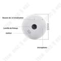 Miniatyrbild 4 av 4: TD® Smart White Bulb Camera 360 Panoramic HD WIFI Intelligent trådlös säkerhetsövervakningskamera