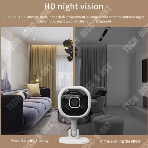 TD® 720P HD Övervakningskamera WiFi-anslutning Hemövervakning Infraröd Night Vision Support TF-kort