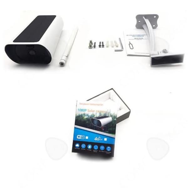 CONFO® kamera IP1080P HD utomhus wifi autonom solcellsansluten utomhus nattseende smart rörelsedetektion bidirec