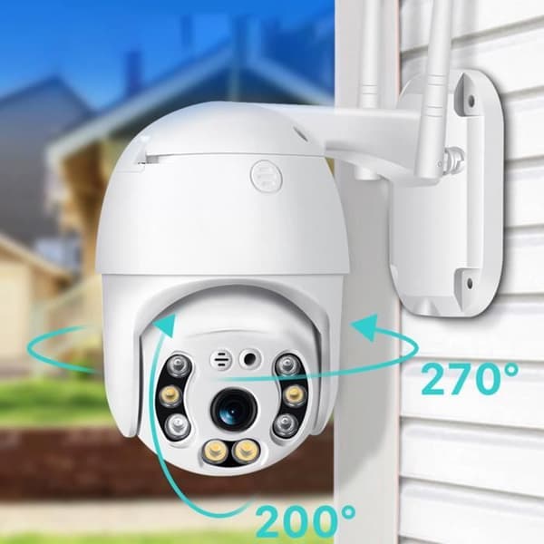TD® Utomhus Wifi Övervakningskamera 1080P Färg IP360° Vattentät IP65 Trådlös IP Säkerhetssensor Aktivitetsvarning Night Vision