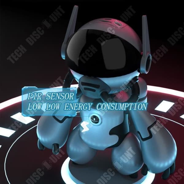 TD® Wireless wifi monitor rymdrobot hemkamera infraröd mörkerseende säkerhetsskydd integritetsroterande kamera