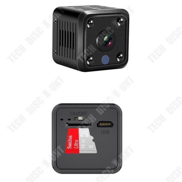 TD® X6 fyrkantig kamera inomhus hem trådlöst WIFI nätverk nattseende 360 graders loop video rörelsekamera