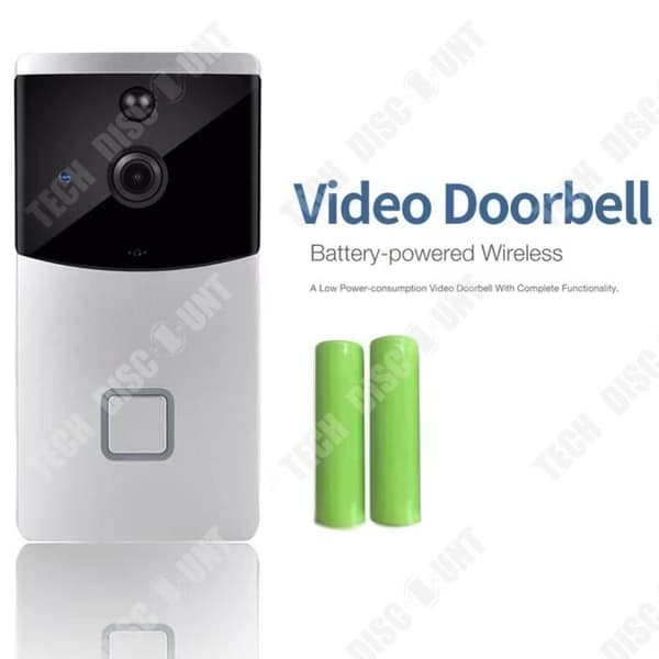 TD® Smart hem wifi-anslutning mobiltelefon övervakningskamera kattöga trådlös video intercom ding dong dörrklocka