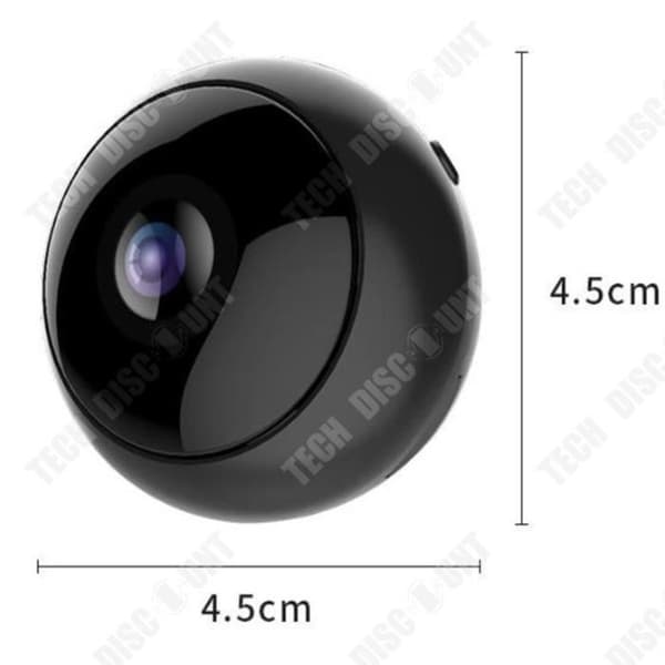 TD® H9 180° vidvinkelkamera infraröd högupplöst nattseende smart wifi-kamera fjärrövervakningskamera