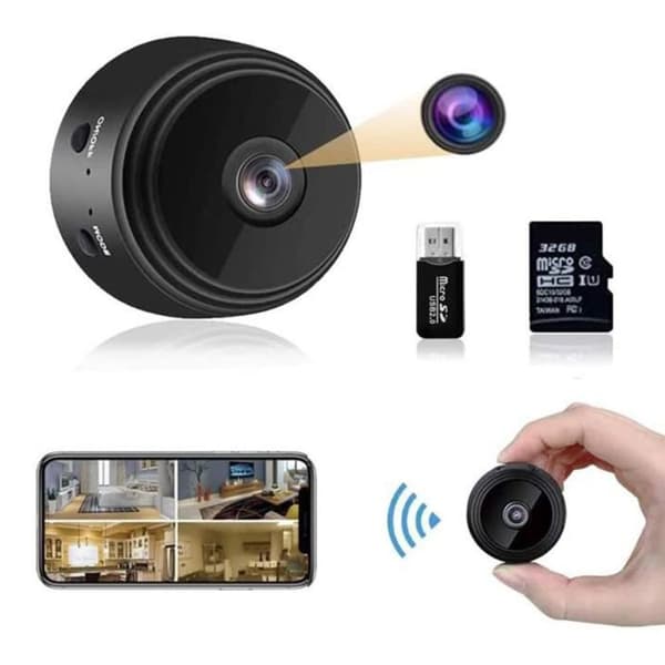 TD® Mini Security Camera HD 1080p - Micro WiFi-batteri - Liten kamera med infrarött nattseende och 32G SD-kort - [6