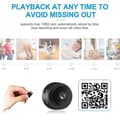 Miniatyrbild 2 av 4: TD® Mini Security Camera HD 1080p - Micro WiFi-batteri - Liten kamera med infrarött nattseende och 32G SD-kort - [6