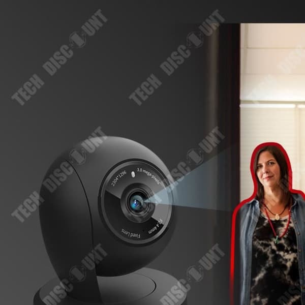 TD® Home 300W Pixel Wireless Surveillance HD Infraröd Night Vision Smart Motion Detection Nätverkskamera