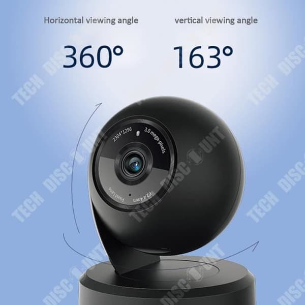 TD® Home 300W Pixel Wireless Surveillance HD Infraröd Night Vision Smart Motion Detection Nätverkskamera