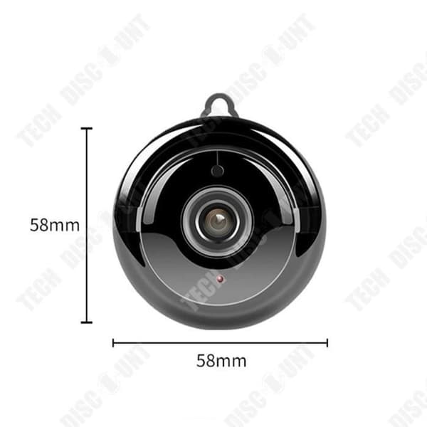 TD® Wifi nätverkskamera hemövervakning HD mörkerseende säkerhetskamera kortmaskin mini flervinklar övervakningskamera