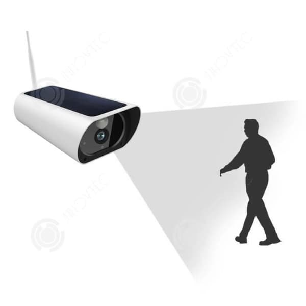 INN® Solkamera WIFI fjärrkamera HD säkerhetsövervakning Utomhus vattentät trådlös PIR-detektion ultralång standby