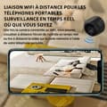 Miniatyrbild 3 av 4: TD Spy camera1080p HD128G Mini dold kamera mini trådlös kamera osynlig mini kamera övervakning wifi mini kamera övervakning