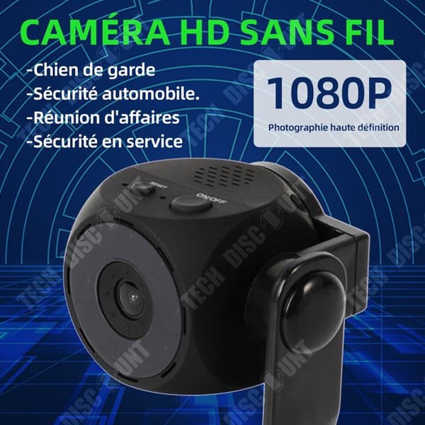 TD Spy camera1080p HD128G Mini dold kamera mini trådlös kamera osynlig mini kamera övervakning wifi mini kamera övervakning