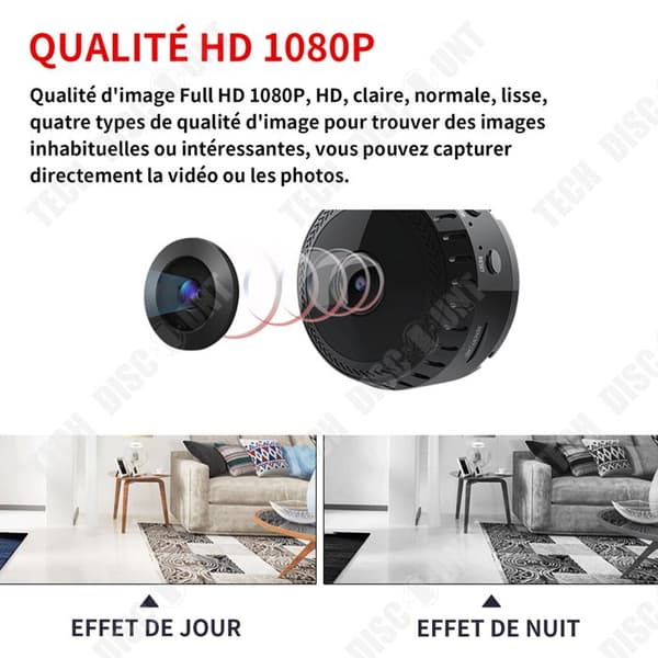 TD Spy kamera 1080p IP54 Mini dold kamera mini trådlös kamera osynlig mini kamera övervakning wifi mini kamera övervakning