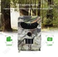 Miniatyrbild 2 av 4: TD Övervakningskamera 12mp 1080p HD 120° 26 infraröda lysdioder Vattentät infraröd rörelsesensor AA-batterier Supportkort