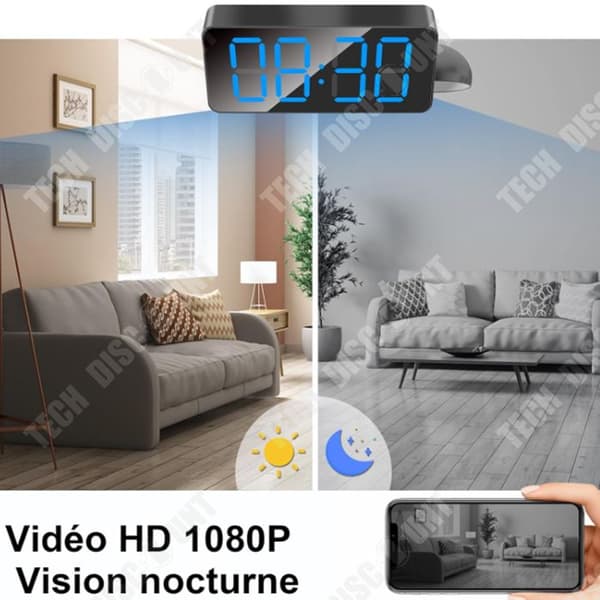 TD® Spy Camera 1080P HD Hemövervakning 2,4G/5Ghz WiFi Mini dold kamera WiFi Spionkamera med rörelsedetektion