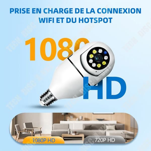 TD Övervakningskamera 1080p Nattvision videoövervakningskamera wifi utomhus trådlös mini spionkamera trådlös