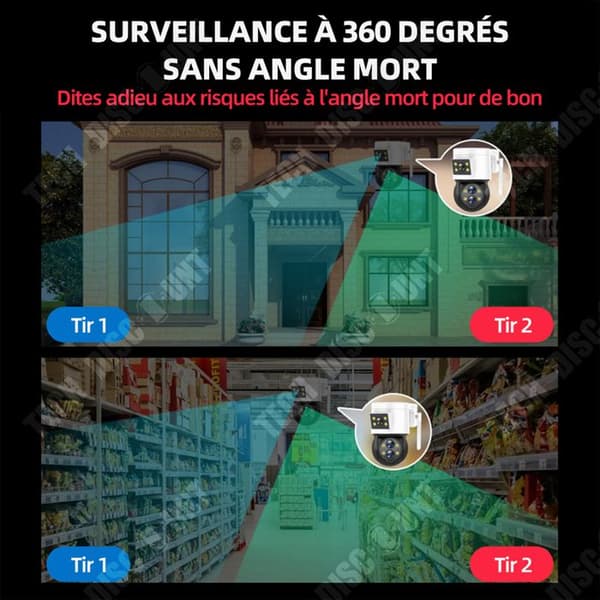 TD Kamera övervakning 2,5 tum Övervakningskamera wifi utomhus trådlös mini spy kamera trådlös kamera övervakning wifi