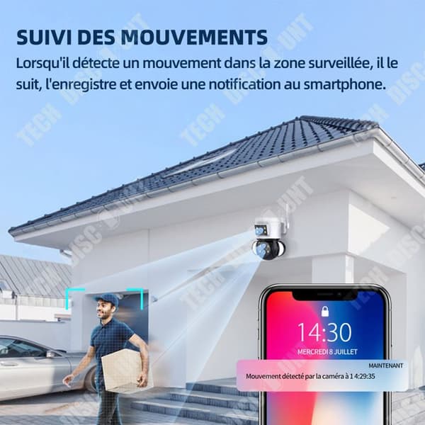 TD Kamera övervakning 2,5 tum Övervakningskamera wifi utomhus trådlös mini spy kamera trådlös kamera övervakning wifi